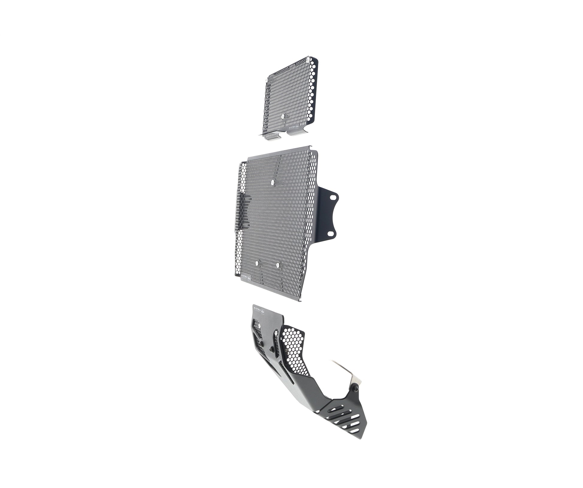 Evotech Ducati Multistrada 1200 Radiatorcover Oliekoelercover en Motorblok Beschermer Set 2015 - 2017