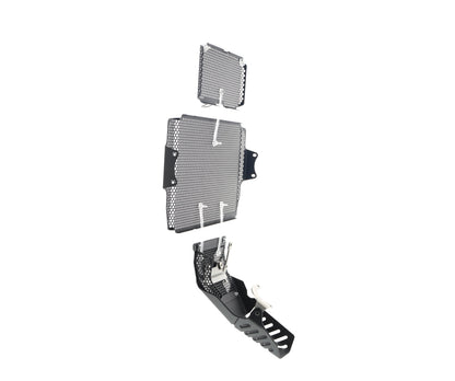 Evotech Ducati Multistrada 1200 Radiatorcover Oliekoelercover en Motorblok Beschermer Set 2015 - 2017
