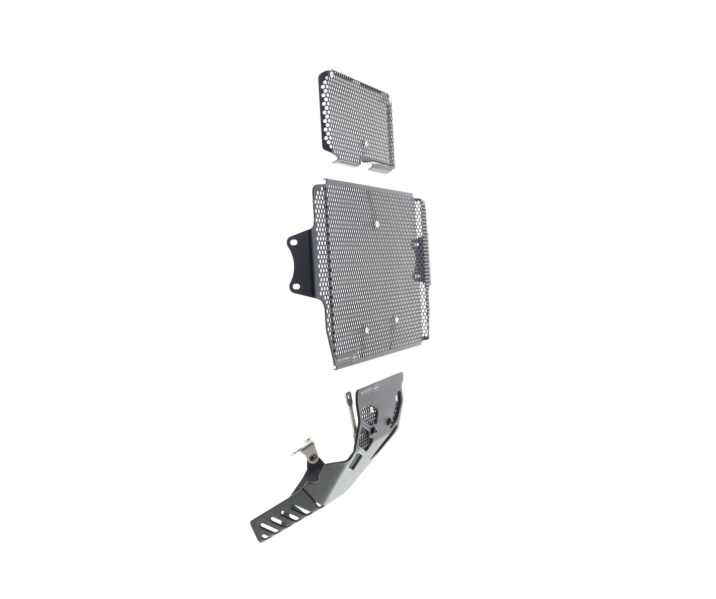 Evotech Ducati Multistrada 1200 Radiatorcover Oliekoelercover en Motorblok Beschermer Set 2015 - 2017