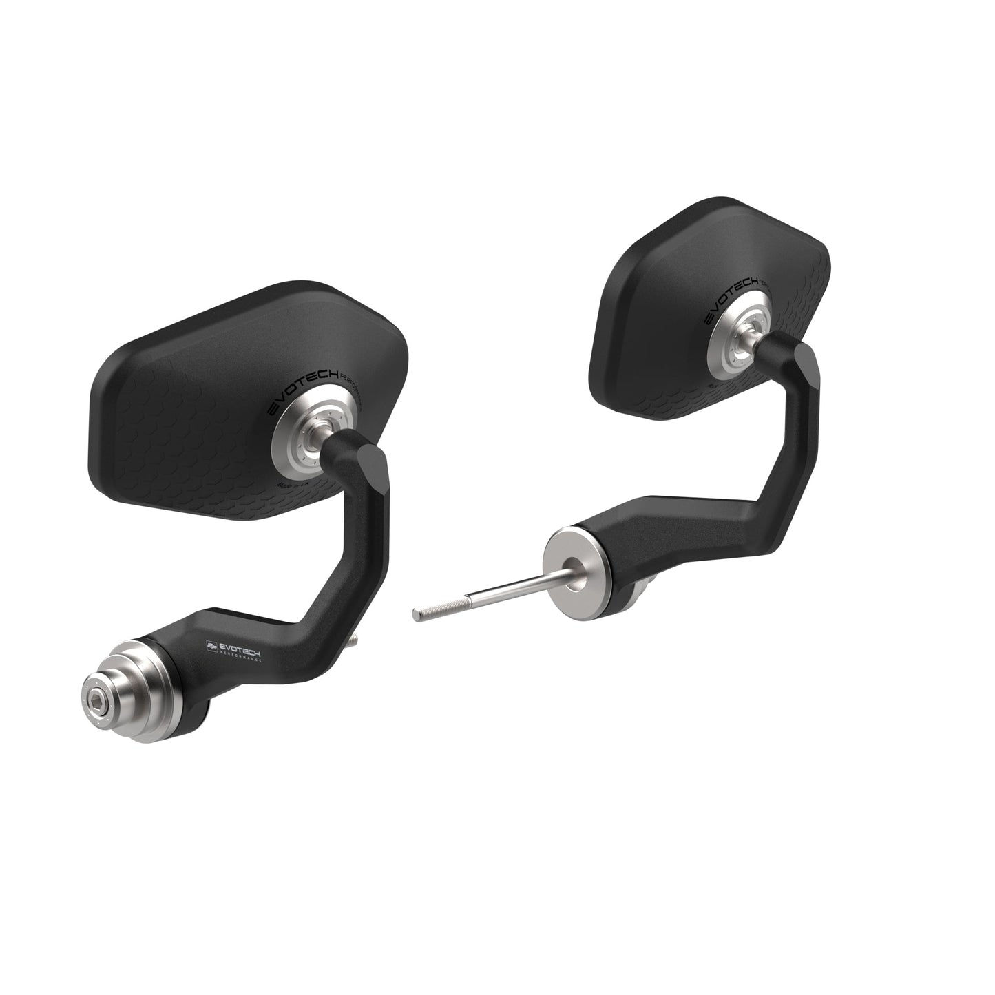 Bar-End Spiegels (Sport) Evotech Handguard - Ducati DesertX Rally (2024+)