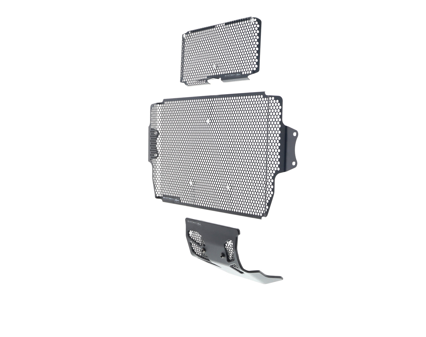 Evotech Ducati Multistrada 1260 Enduro Radiatorcover Oliekoelercover en Motorblok Beschermer Set (2019 - 2021)