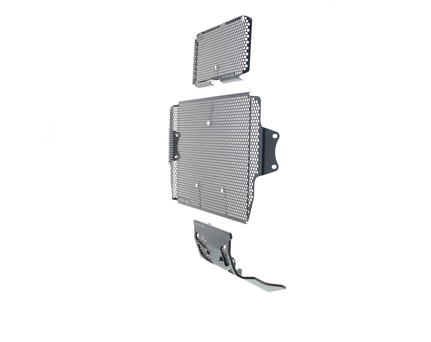 Evotech Ducati Multistrada 1260 Enduro Radiatorcover Oliekoelercover en Motorblok Beschermer Set (2019 - 2021)