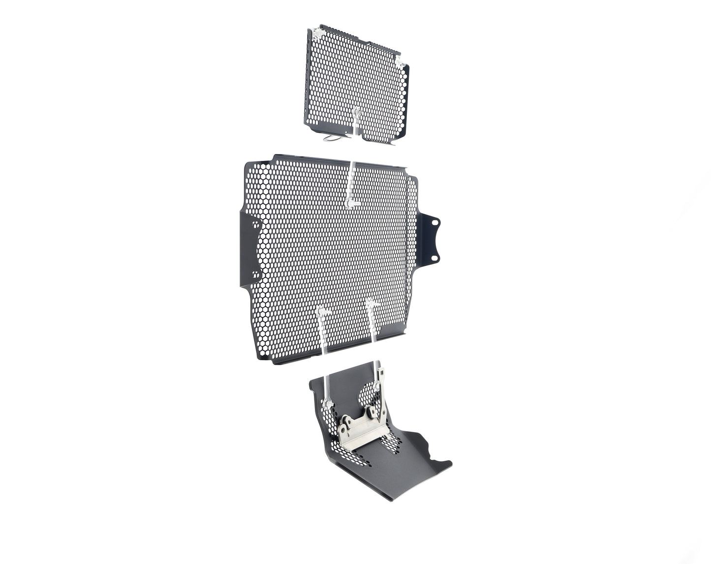 Evotech Ducati Multistrada 1200 Enduro Pro Radiator & Oil And Motorblok Beschermer Set 2017 - 2018