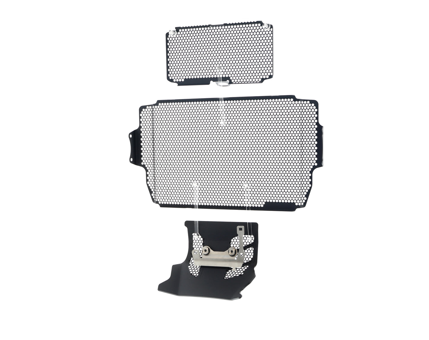 Evotech Ducati Multistrada 1260 Enduro Radiatorcover Oliekoelercover en Motorblok Beschermer Set (2019 - 2021)