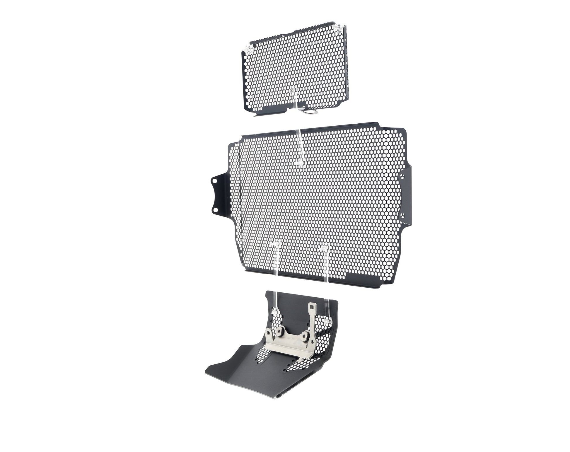 Evotech Ducati Multistrada 1260 Enduro Radiatorcover Oliekoelercover en Motorblok Beschermer Set (2019 - 2021)
