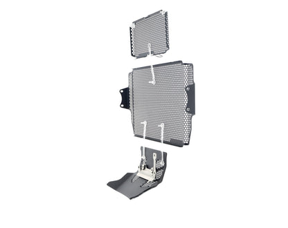Evotech Ducati Multistrada 1200 Enduro Pro Radiator & Oil And Motorblok Beschermer Set 2017 - 2018