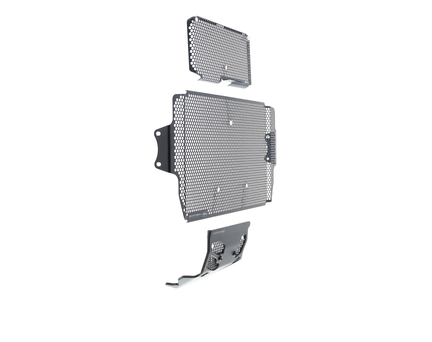 Evotech Ducati Multistrada 1260 Enduro Radiatorcover Oliekoelercover en Motorblok Beschermer Set (2019 - 2021)