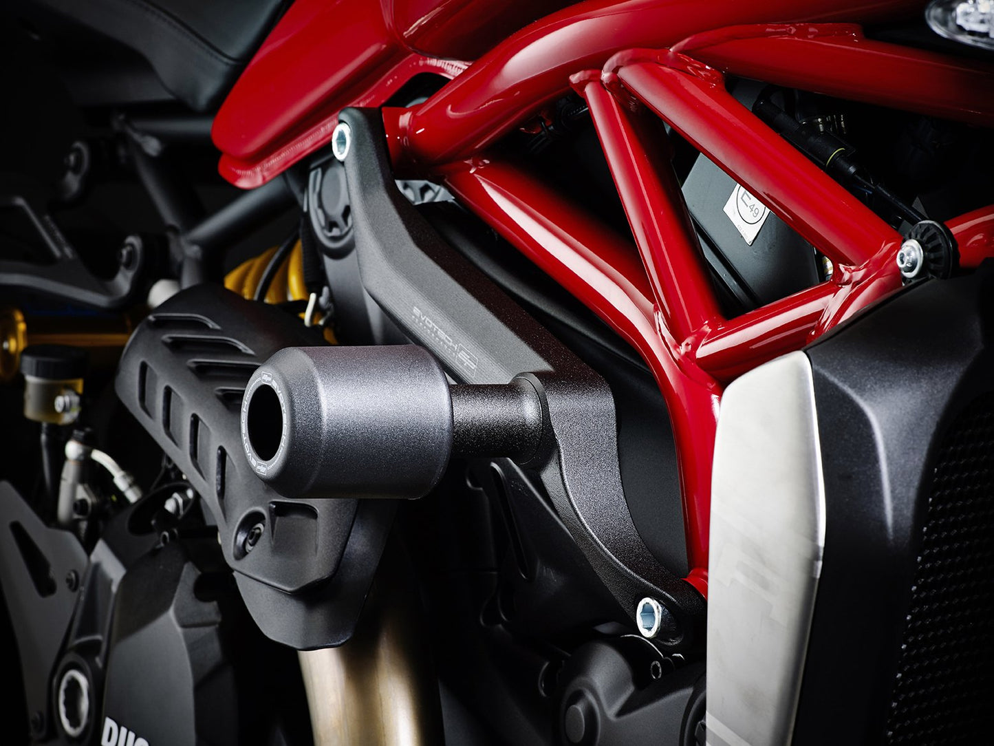 Evotech Ducati Monster 1200 Frame Valblokken set 2013 - 2016