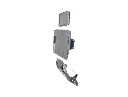 Evotech Ducati Multistrada 1260 Pikes Peak Radiatorcover Oliekoelercover en Motorblok Beschermer Set (2018-2020)