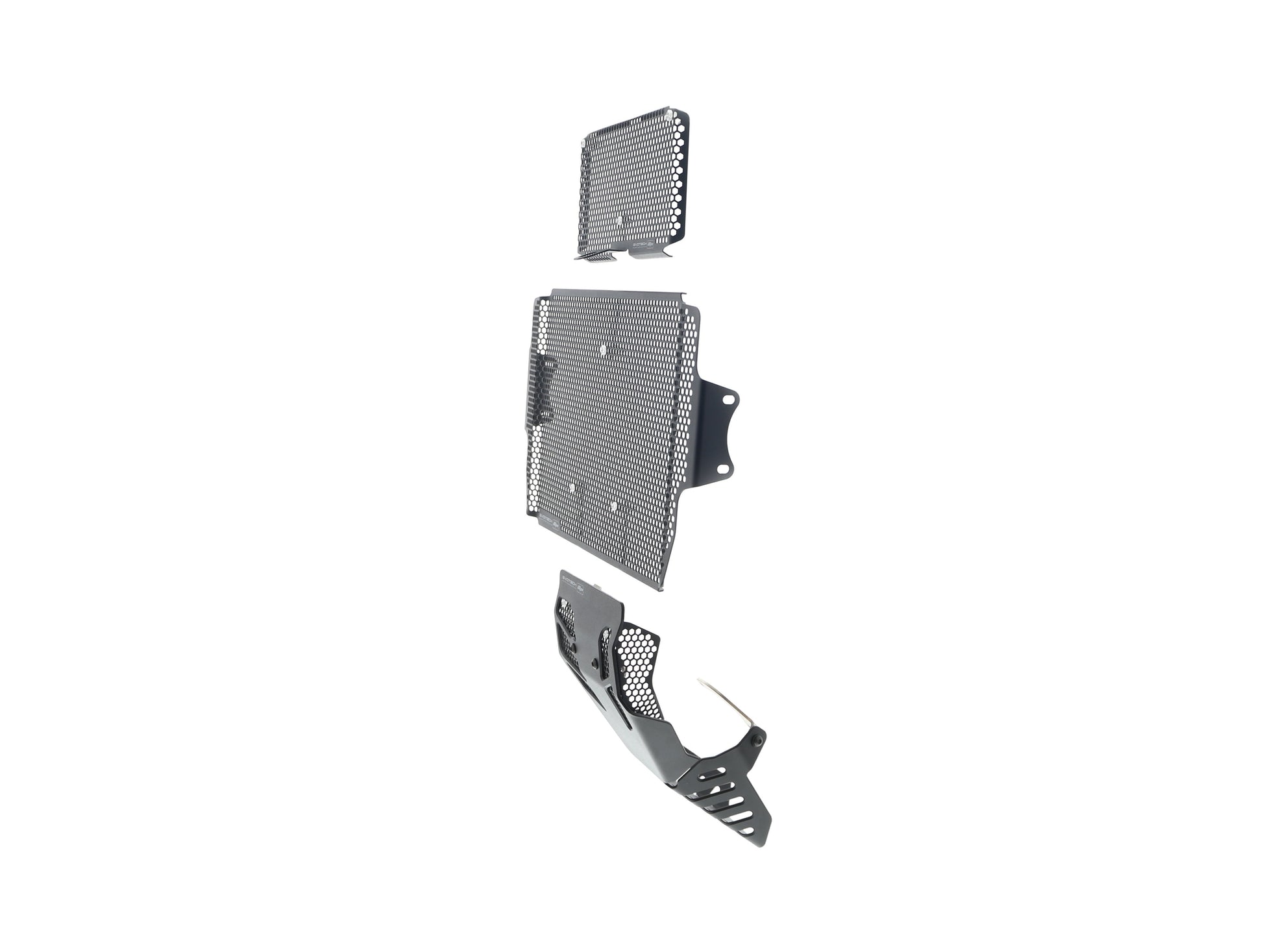 Evotech Ducati Multistrada 950 S Radiatorcover Oliekoelercover en Motorblok Beschermer Set (2019 - 2021)