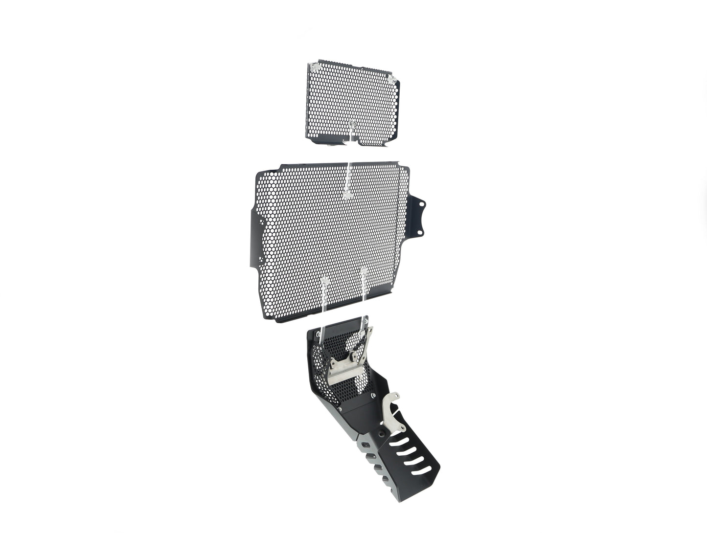Evotech Ducati Multistrada 1260 D/Air Radiatorcover Oliekoelercover en Motorblok Beschermer Set (2018-2020)