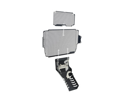 Evotech Ducati Multistrada 1260 D/Air Radiatorcover Oliekoelercover en Motorblok Beschermer Set (2018-2020)