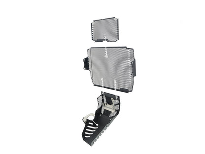 Evotech Ducati Multistrada 1260 Radiatorcover Oliekoelercover en Motorblok Beschermer Set (2018-2020)