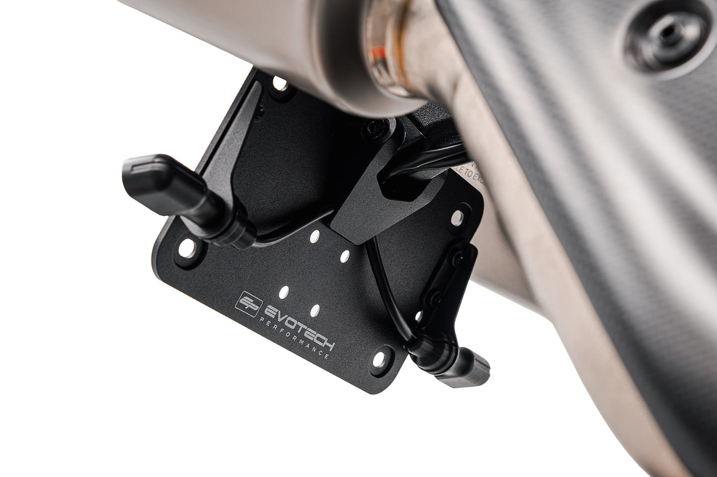 Verstelbare kentekenplaathouder Ducati Streetfighter V4 (2025+) with Sequential Indicators For Akrapovic Titanium Full Race Exhaust System