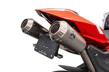 Verstelbare kentekenplaathouder Ducati Streetfighter V4 S (2025+) For Akrapovic Titanium Full Race Exhaust System