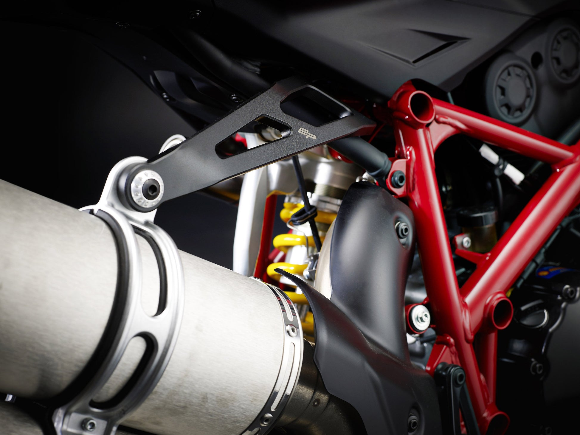 Evotech Ducati Streetfighter 1098 Uitlaatsteun 2009 - 2013