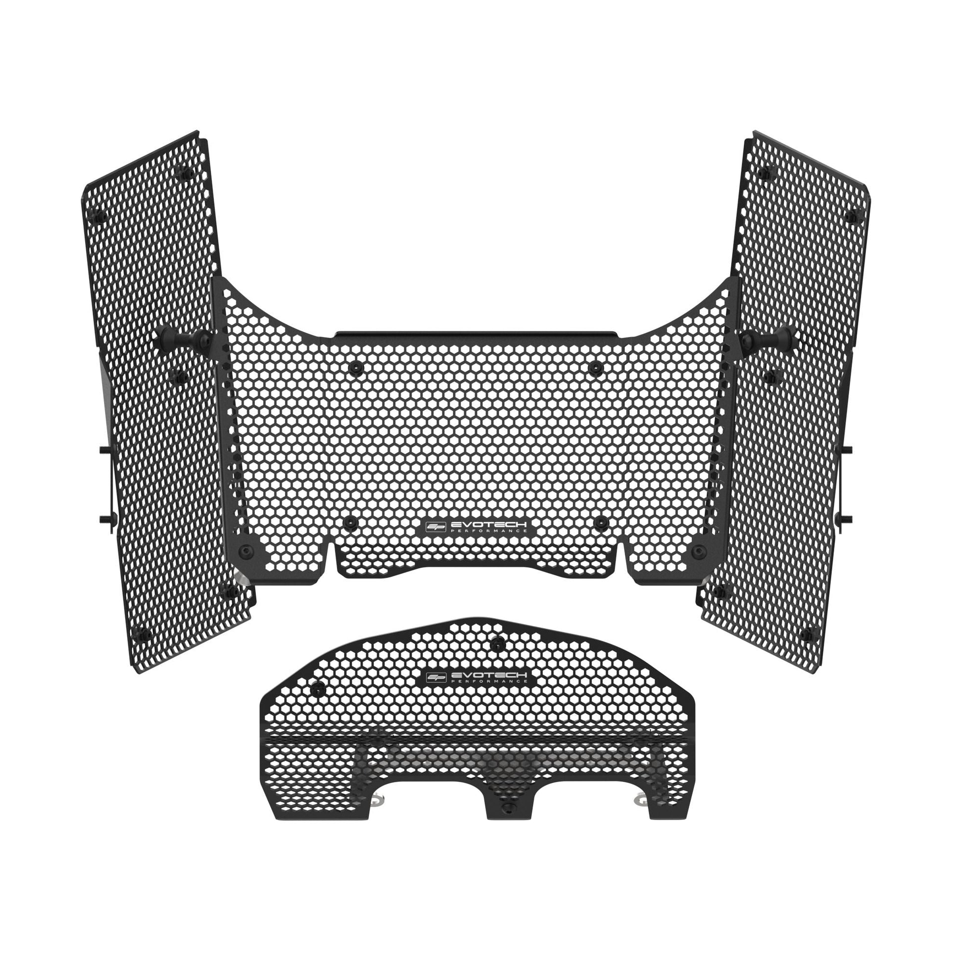 Evotech Multistrada V4 S Grand Tour Radiator Oil Cylinder Head Guard Set (2024+)