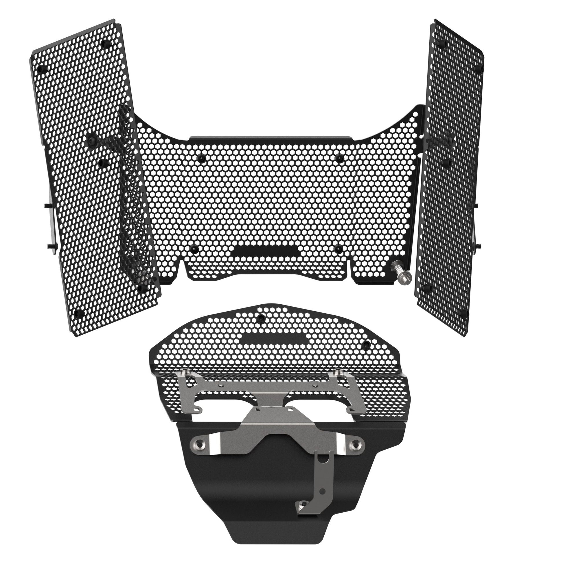 Evotech Multistrada V4 RS Radiator Cylinder Head Guard Complete Set (2024+)