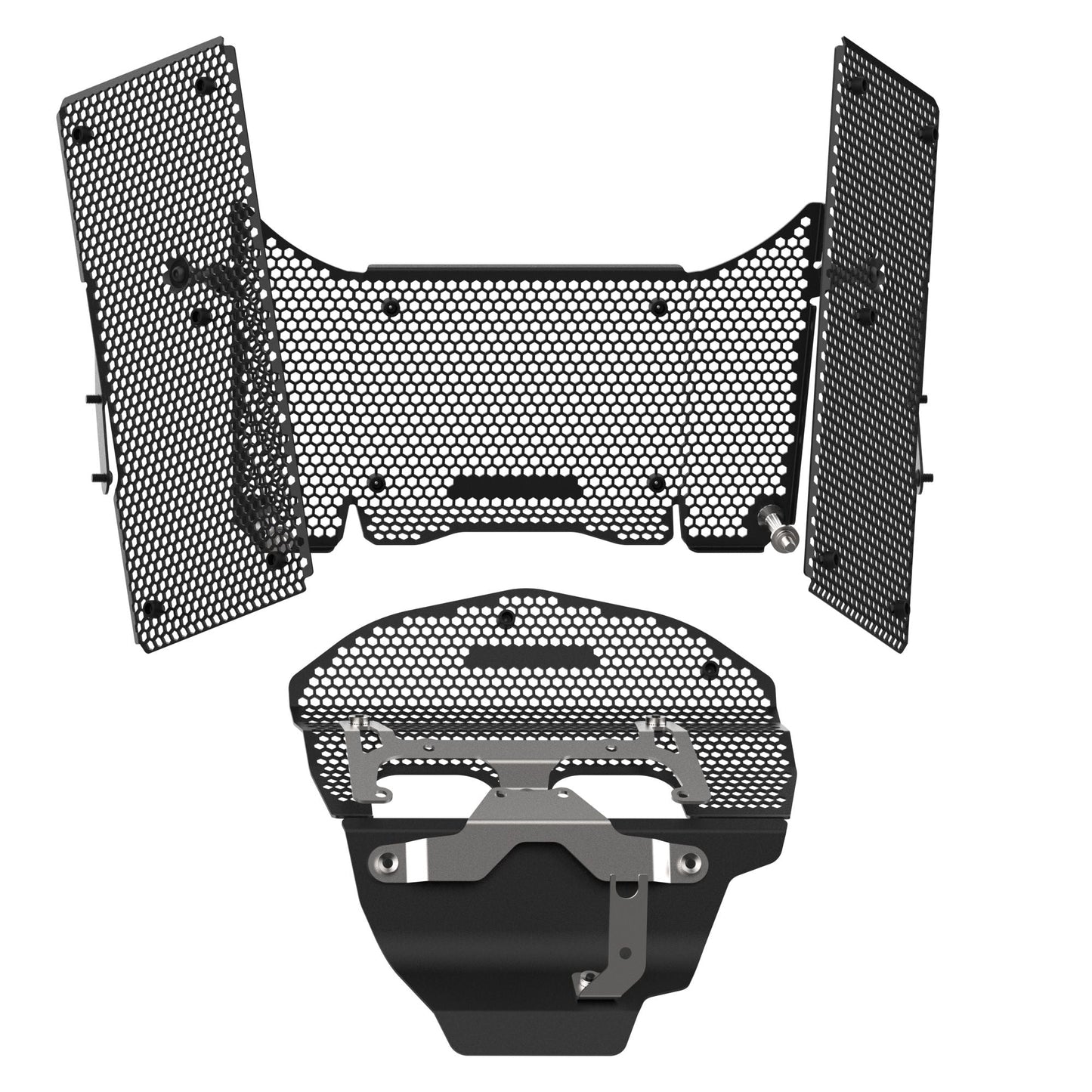 Evotech Ducati Multistrada V4 Rally Radiator Cylinder Head Guard Complete Set (2023+)
