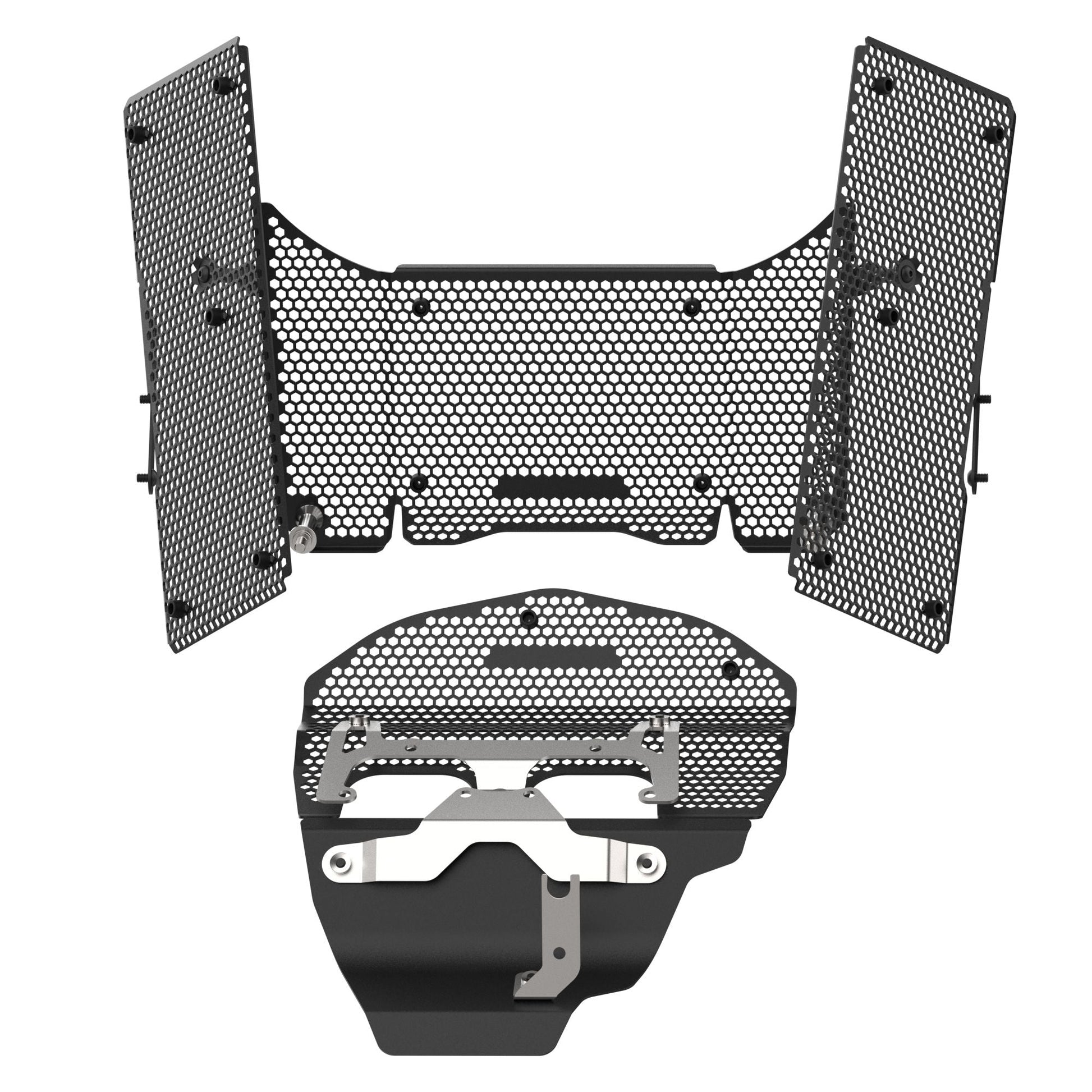 Evotech Multistrada V4 S Grand Tour Radiator Cylinder Head Guard Complete Set (2024+)