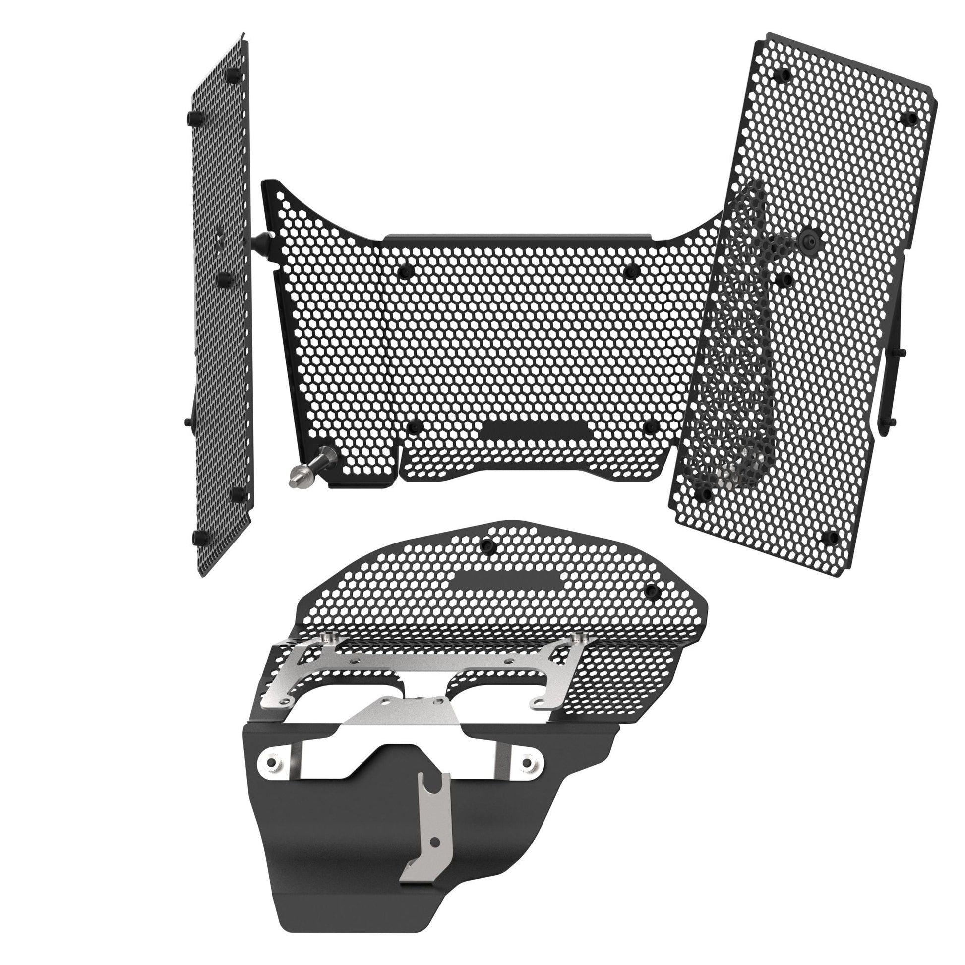 Evotech Multistrada V4 Pikes Peak Radiator Cylinder Head Guard Complete Set (2022+)