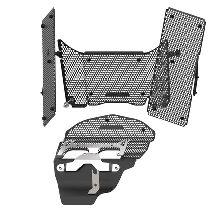 Evotech Multistrada V4 Pikes Peak Radiator Cylinder Head Guard Complete Set (2022+)