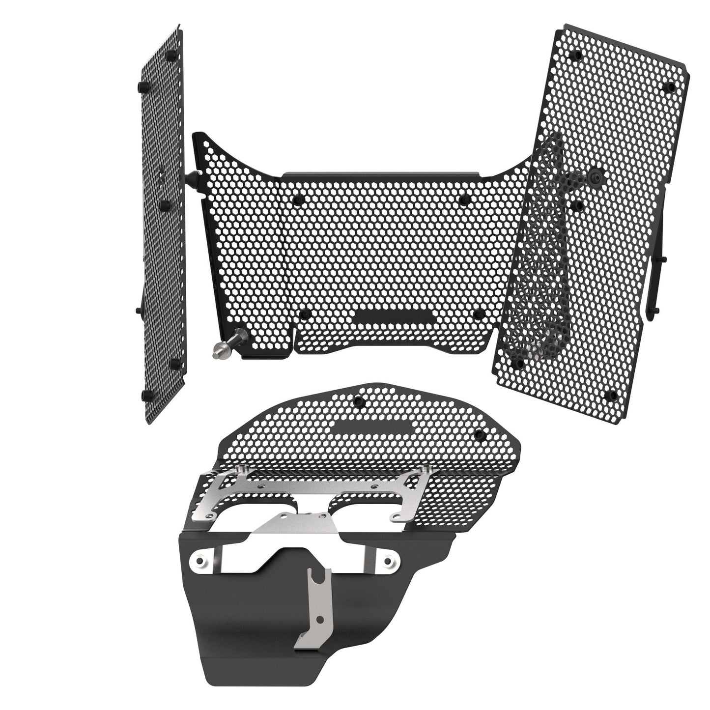 Evotech Ducati Multistrada V4 Rally Radiator Cylinder Head Guard Complete Set (2023+)