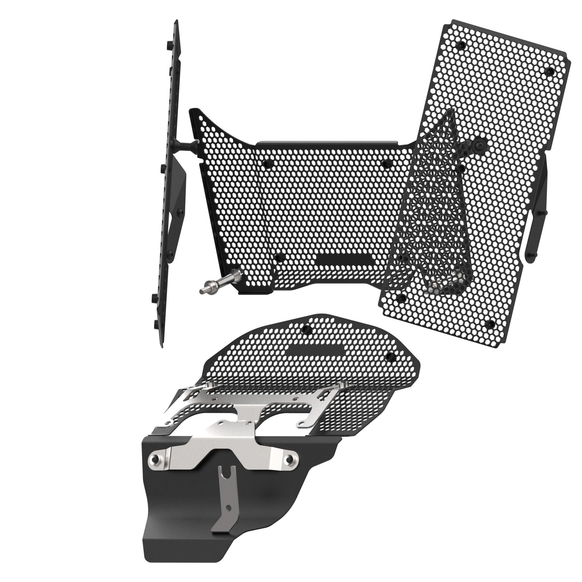 Evotech Multistrada V4 RS Radiator Cylinder Head Guard Complete Set (2024+)