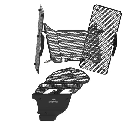 Evotech Multistrada V4 Pikes Peak Radiator Cylinder Head Guard Complete Set (2022+)