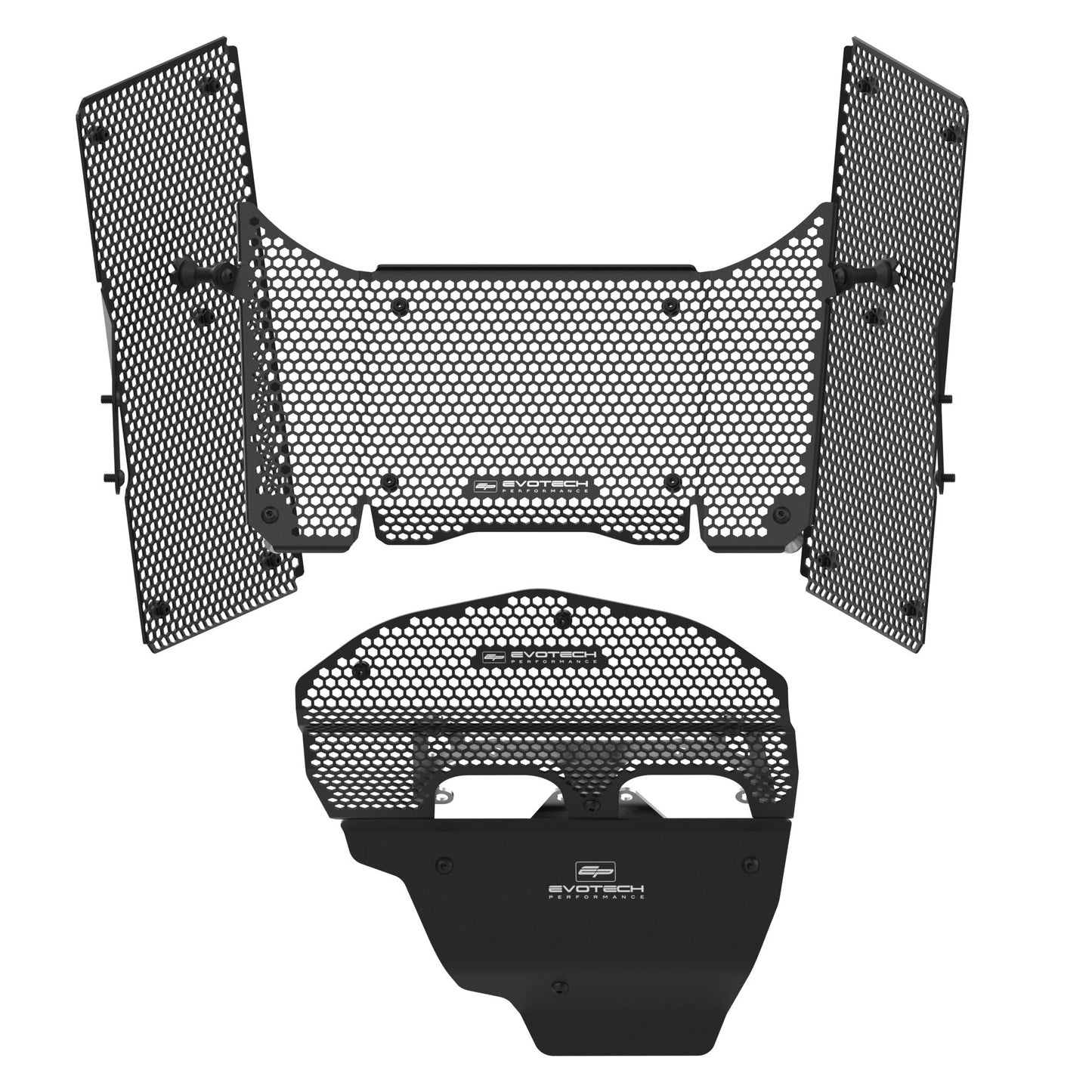 Evotech Multistrada V4 S Grand Tour Radiator Cylinder Head Guard Complete Set (2024+)