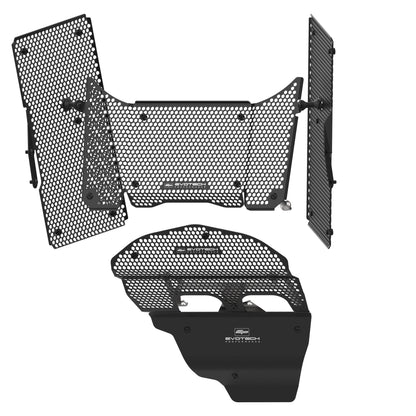 Evotech Multistrada V4 RS Radiator Cylinder Head Guard Complete Set (2024+)