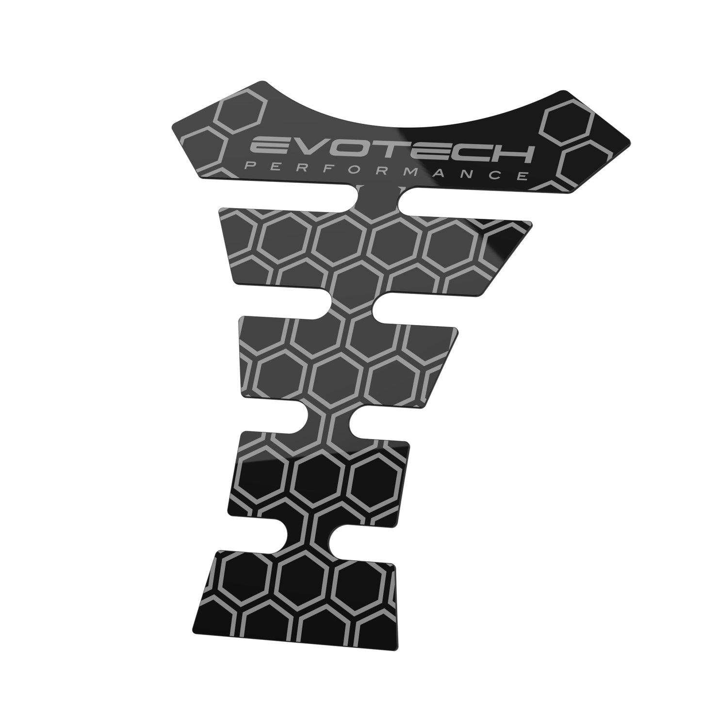 Evotech Performance Tankpad – Bescherming voor de benzinetank - Medium Grey Hexagon Pattern