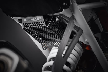 Evotech KTM 250 Duke Uitlaatsteun & Spanningsregelaar Beschermer Set (2018-2020)