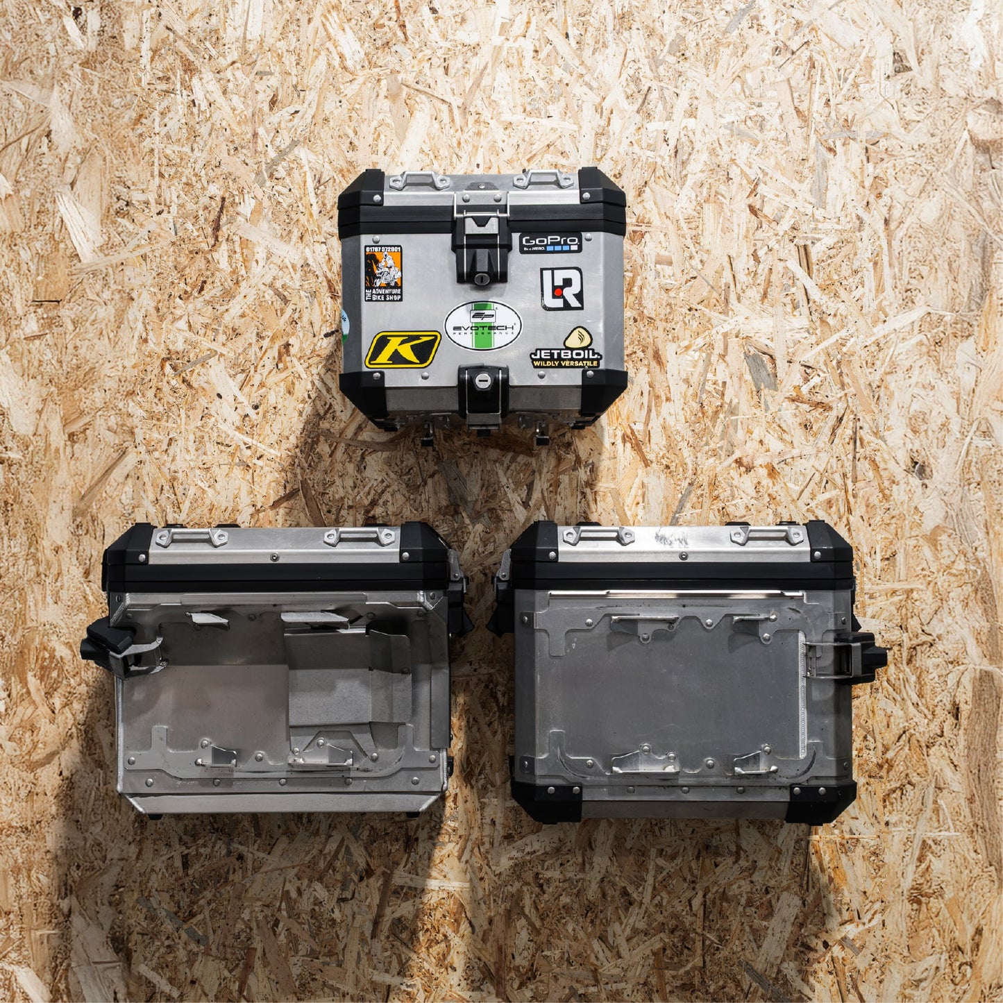 Topkoffer en zijkoffers muurbeugel set Evotech Performance - BMW R 1250 GS (2019 - 2023)