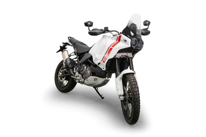 Koplamp beschermer Evotech - Ducati DesertX (2021-2026) totaalbeeld op motor