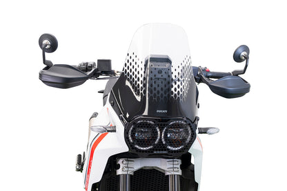 Bar-End Spiegels (Retro) Evotech Handguard - Ducati DesertX (2022+)