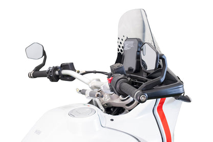 Bar-End Spiegels (Sport) Evotech Handguard - Ducati DesertX (2022+)