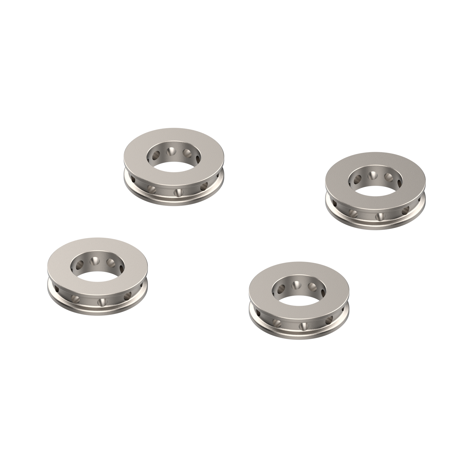 Evotech Ducati Multistrada V4 S Grand Tour Titanium Remklauw Spacers (2024+)