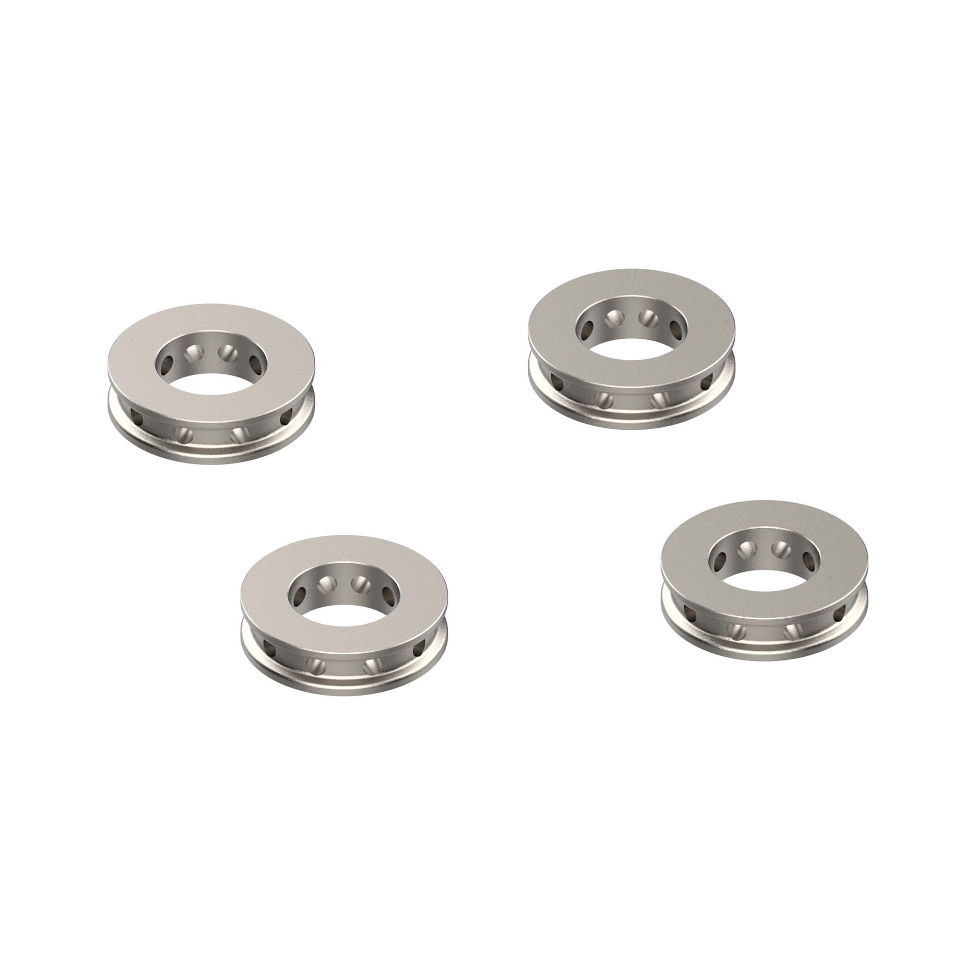 Evotech Ducati Multistrada V4 S Grand Tour Titanium Remklauw Spacers (2024+)