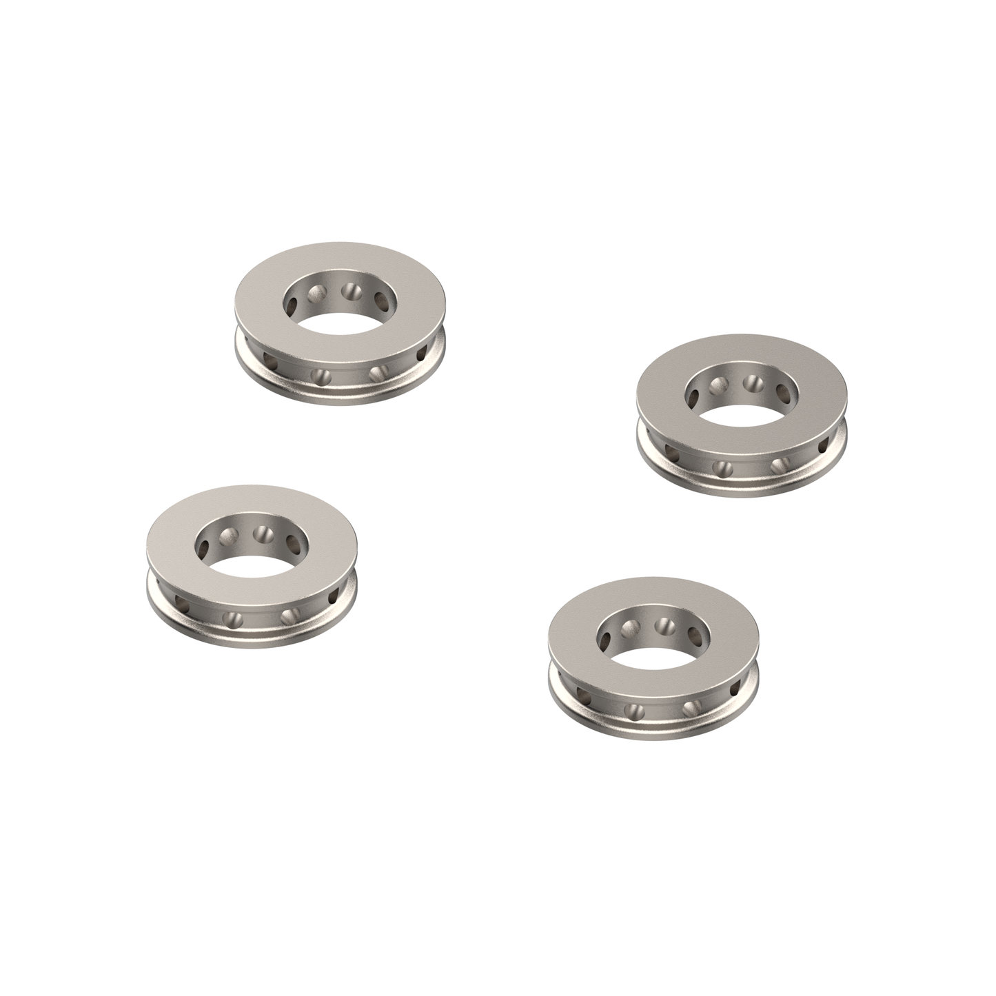 Evotech Ducati Multistrada V4 S Grand Tour Titanium Remklauw Spacers (2024+)
