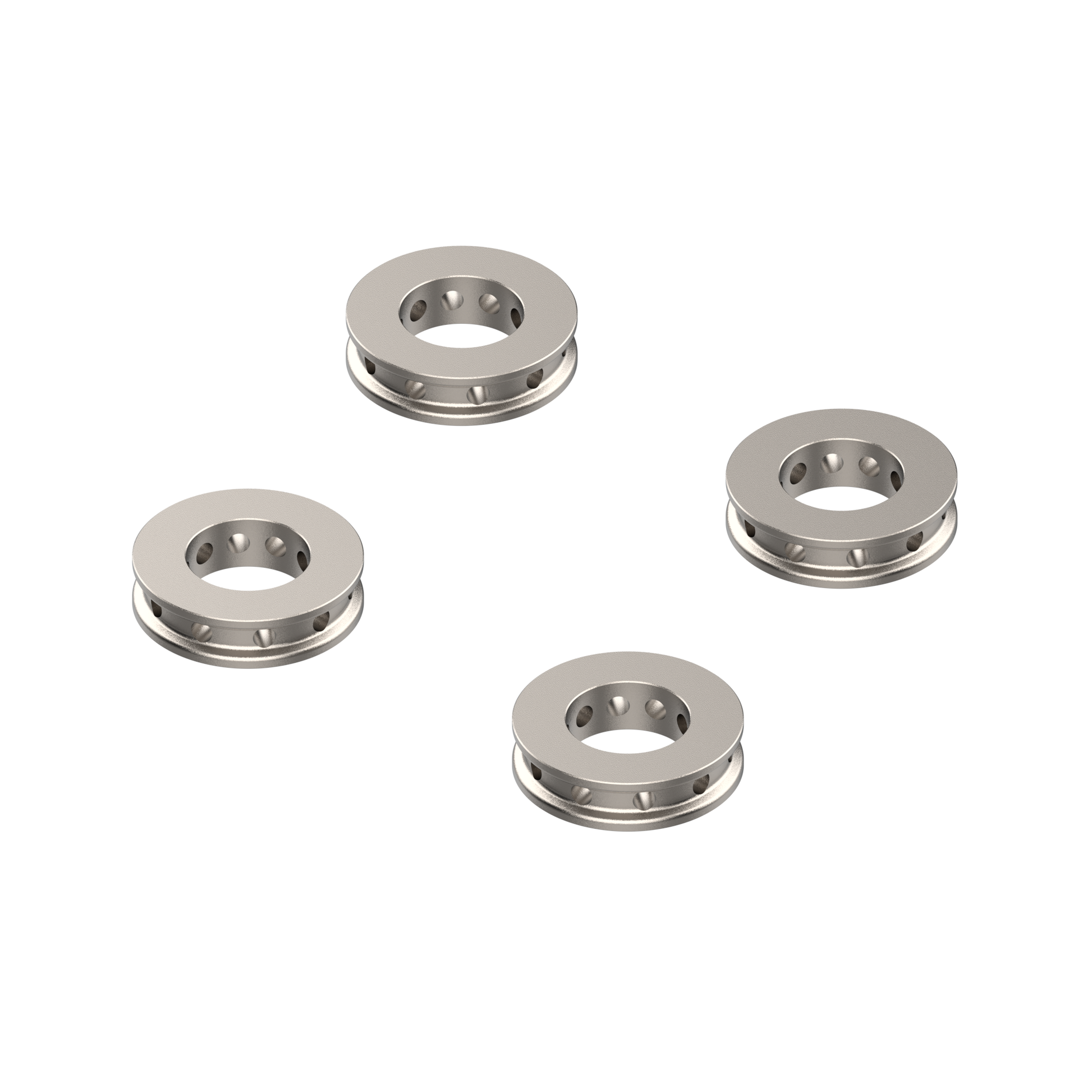 Evotech Ducati Multistrada V4 S Titanium Remklauw Spacers (2021+)