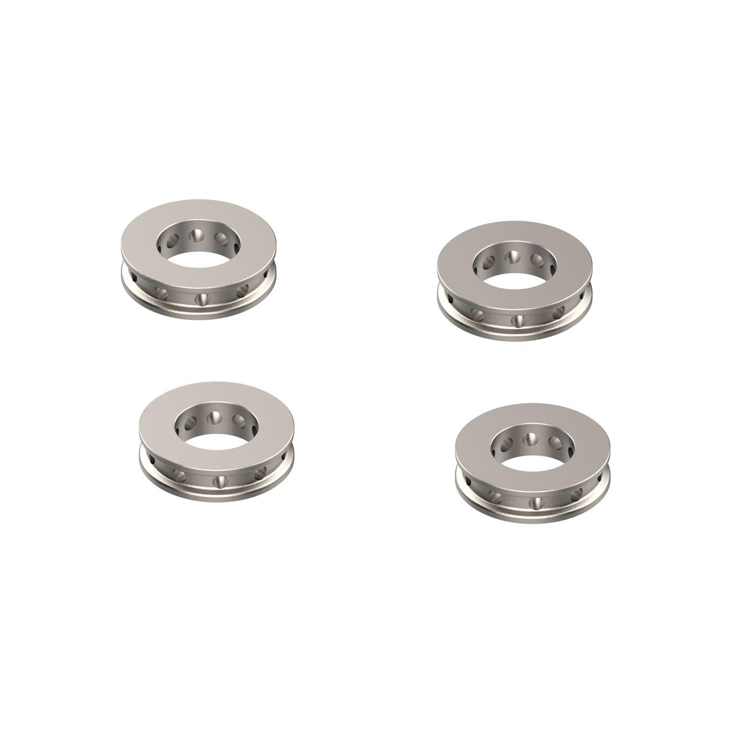 Evotech Ducati Multistrada V4 S Grand Tour Titanium Remklauw Spacers (2024+)