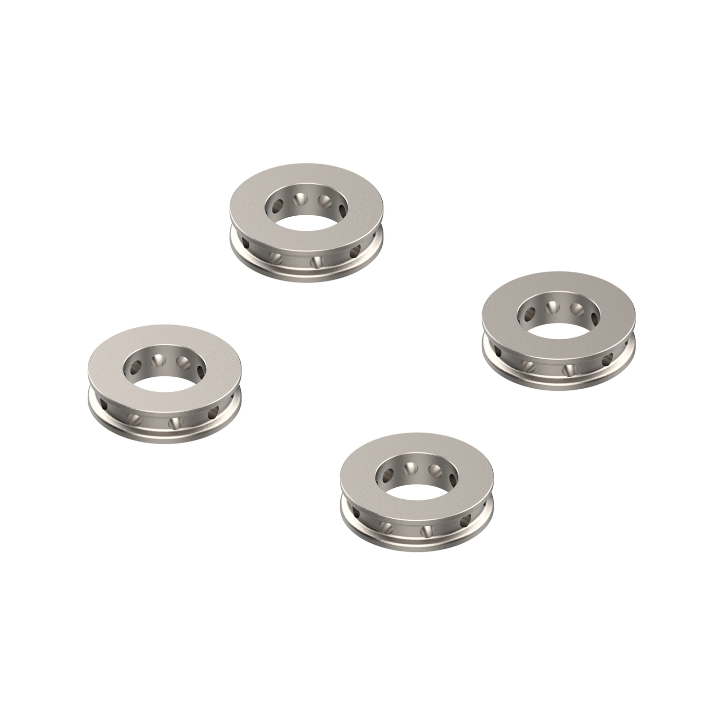 Evotech Ducati Multistrada V4 S Grand Tour Titanium Remklauw Spacers (2024+)