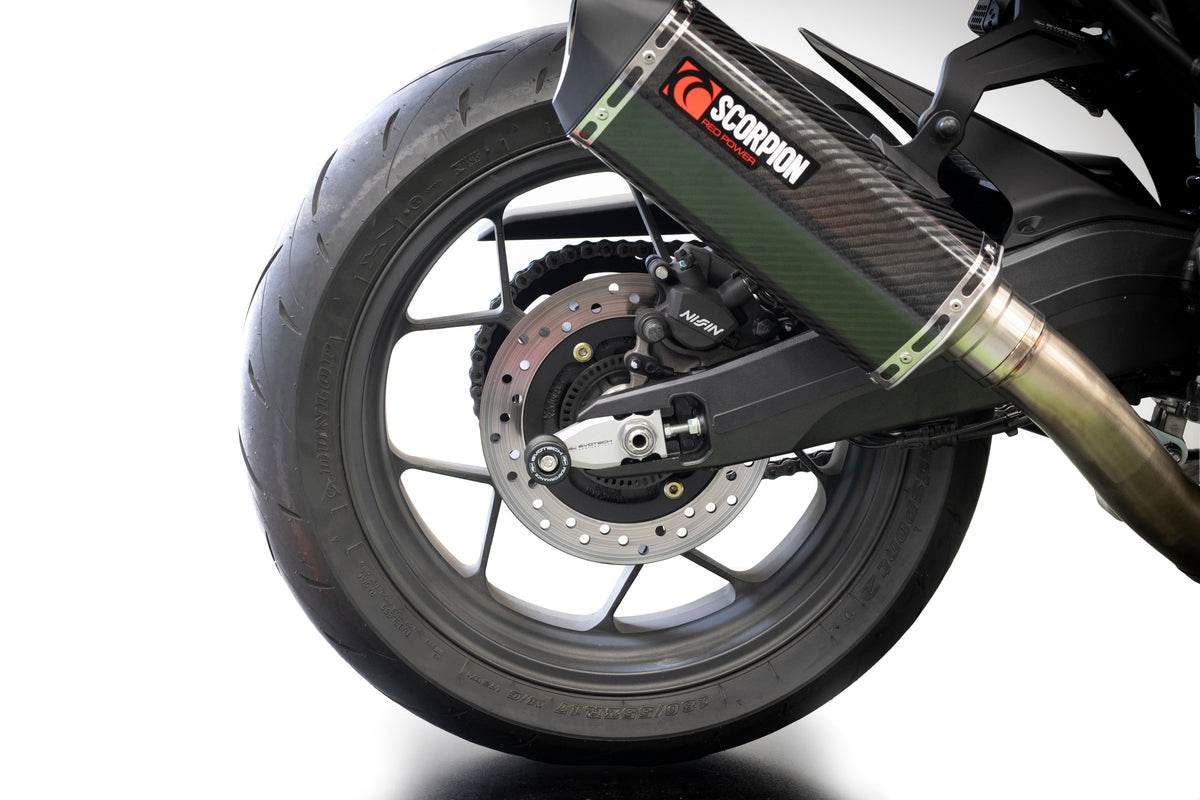 Evotech Paddock Stand Chain Adjuster Blocks - Honda CB650F (2017 - 2020)