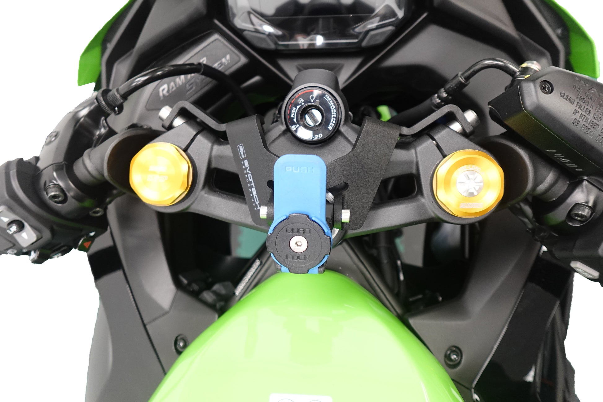 Navigatiesteun Evotech Performance voor Quad Lock - Kawasaki Ninja ZX-4R (2024+)