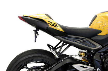 Verstelbare kentekenplaathouder incl. knipperlichten Evotech - Triumph Street Triple RX (2015 - 2016)