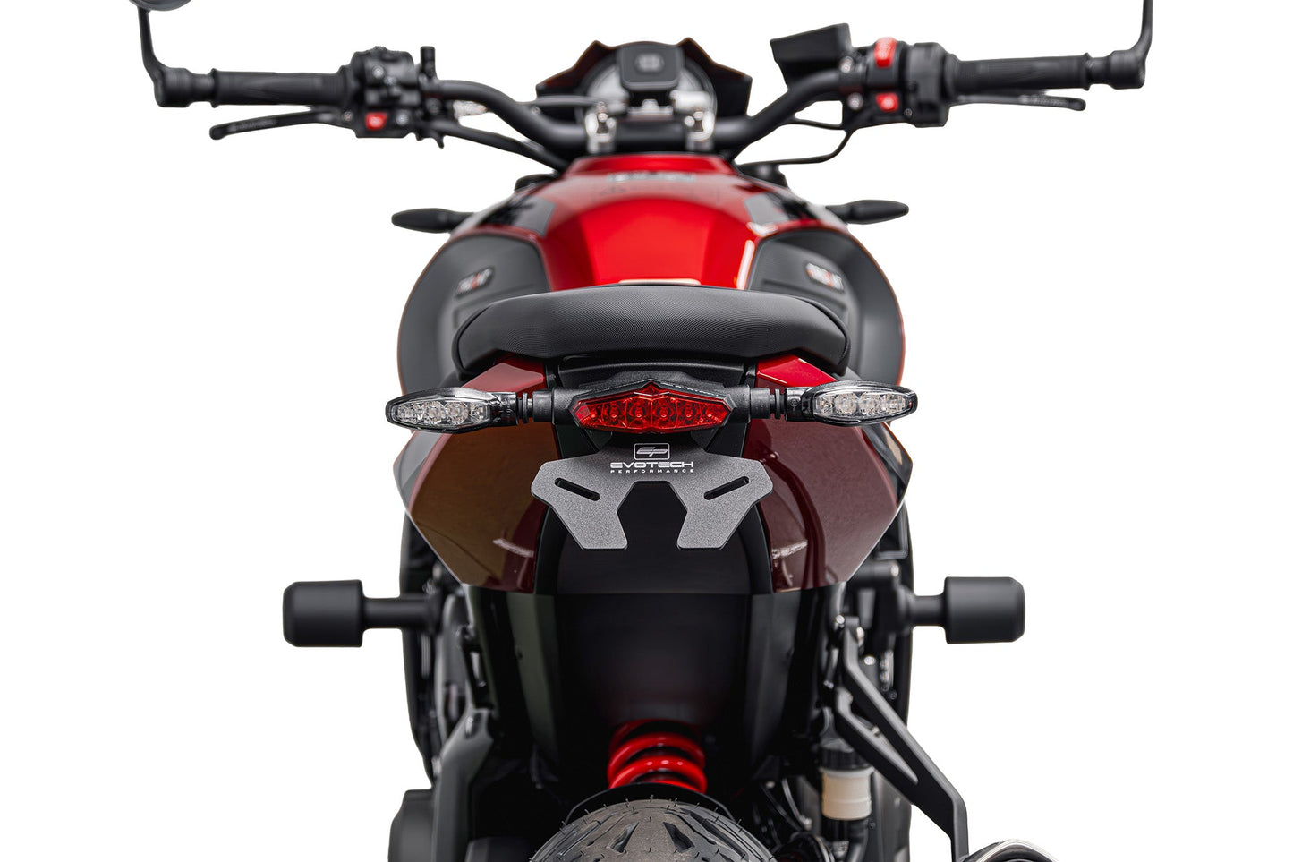Kentekenplaathouder (Rood Achterlicht) Evotech - Triumph Trident 660 (2026+)