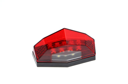 Evotech Combination Rear Light / Number Plate Light (Red)