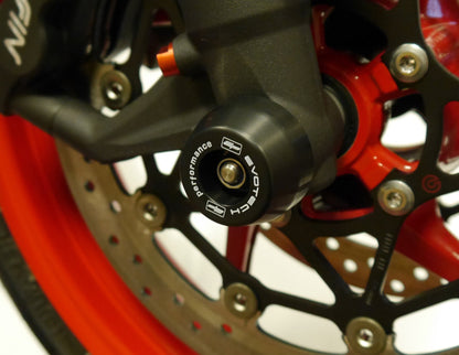 Evotech Voorvork en Achterbrug Beschermer Set - Triumph Street Triple RX (2015-2016)