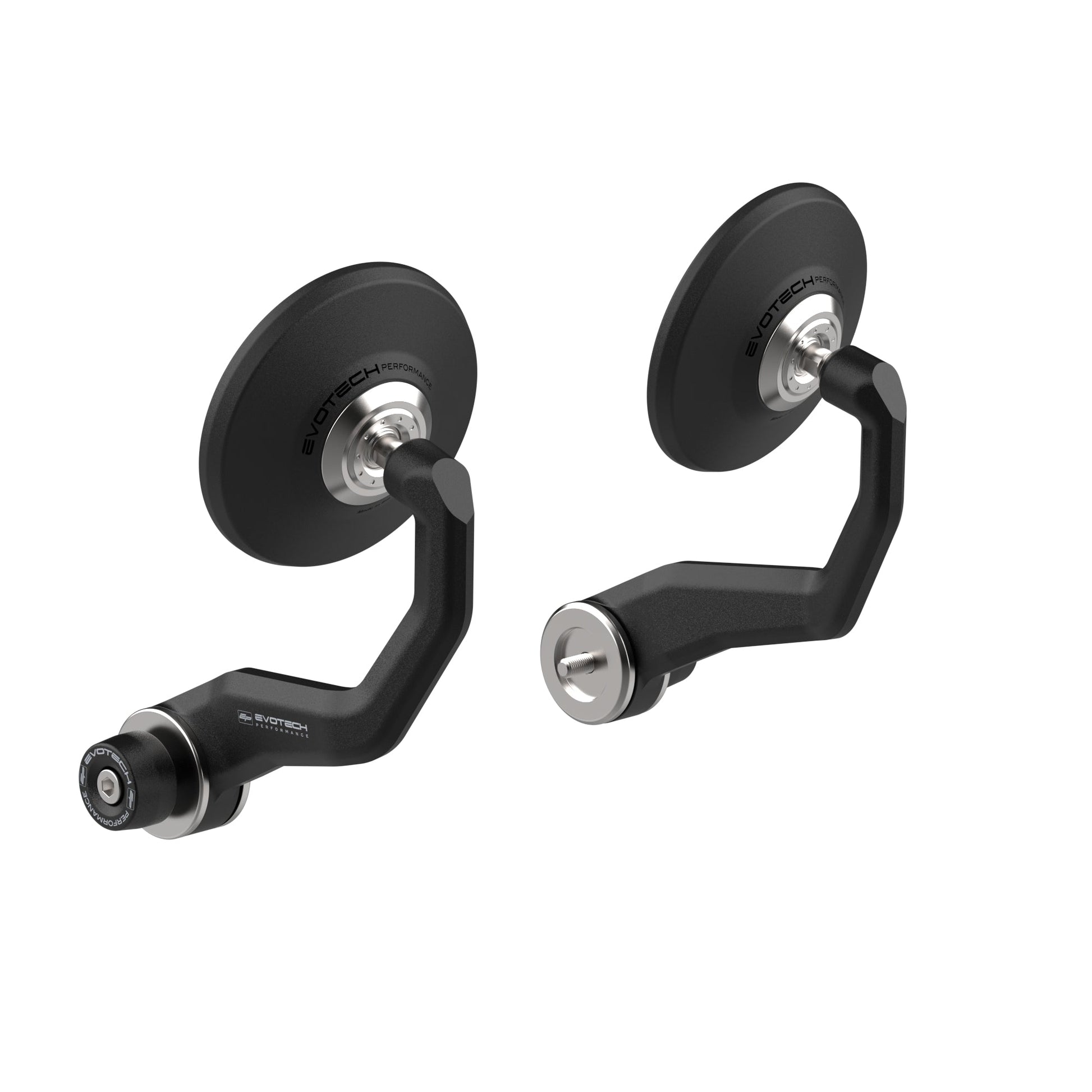 Bar-End Spiegels (Retro) Evotech Handguard - Triumph Tiger 900 Rally Pro (2024+)